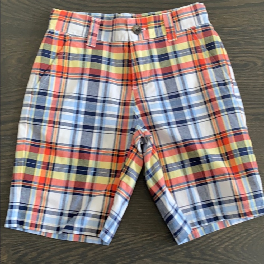 NWT Janie & Jack Toddler Boy Plaid Shorts Size 5!!